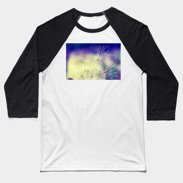 Thistle Seeds Baseball T-Shirt by InspiraImage